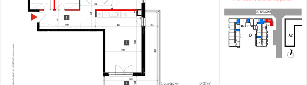 Mieszkanie w inwestycji: Skrajna 9 bud. D