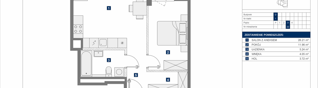 Mieszkanie w inwestycji: Mokotów Sportowy 1.1B