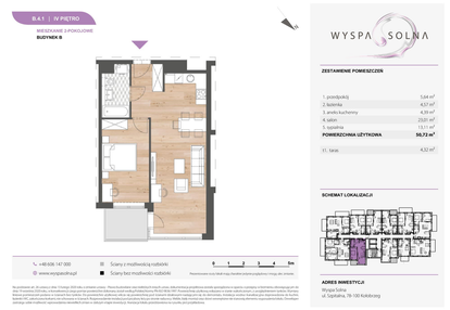 Mieszkanie w inwestycji: Wyspa Solna Etap III, budynek B