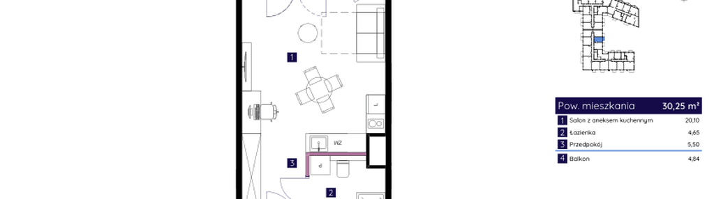 Mieszkanie w inwestycji: Osiedle Neonowe