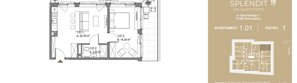 Mieszkanie w inwestycji: Splendit Świnoujście