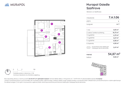 Mieszkanie w inwestycji: Murapol Osiedle Szafirove