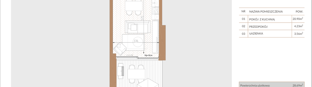 Mieszkanie w inwestycji: Portico Marina