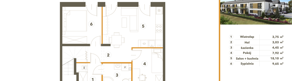 Mieszkanie w inwestycji: Słoneczny Nowy Otok - Malownicza Południe etap II