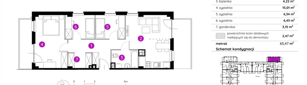 Mieszkanie w inwestycji: Murapol Apartamenty na Wzgórzu - bud. 4 i 5