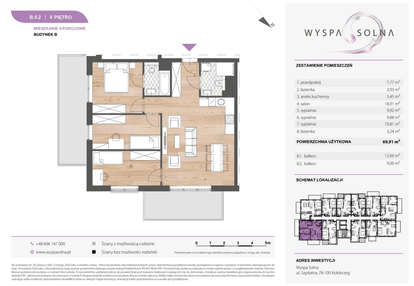 Mieszkanie w inwestycji: Wyspa Solna Etap III, budynek B