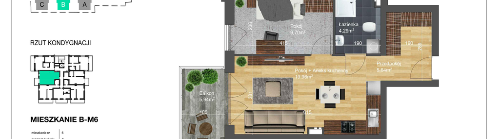 Mieszkanie w inwestycji: Bunscha Park 4.0