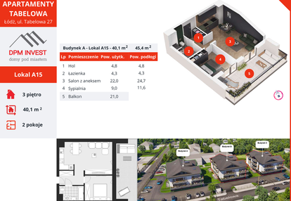 Mieszkanie w inwestycji: Apartamenty Tabelowa
