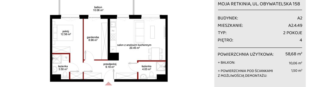 Mieszkanie w inwestycji: Moja Retkinia