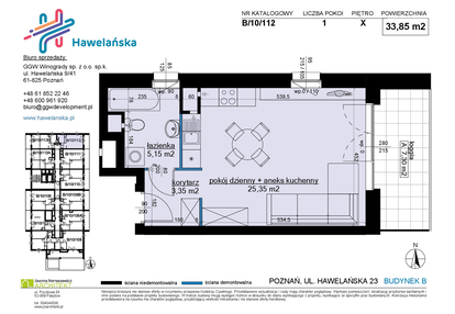 Mieszkanie w inwestycji: Osiedle Hawelańska etap III - bud. B