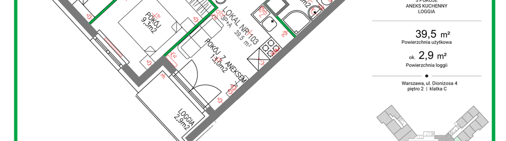 Mieszkanie w inwestycji: Comfort City Szmaragd