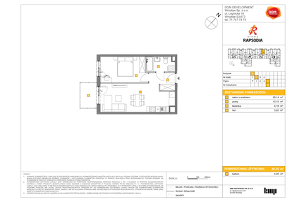 Mieszkanie w inwestycji: Osiedle Rapsodia etap 3