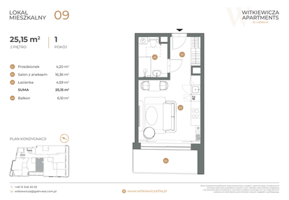 Mieszkanie w inwestycji: Witkiewicza Apartments