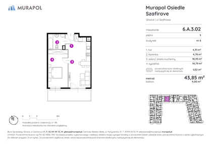 Mieszkanie w inwestycji: Murapol Osiedle Szafirove