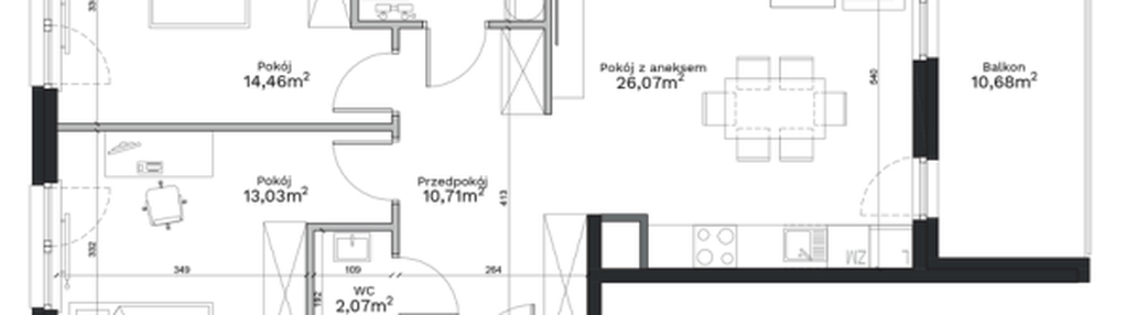 Mieszkanie w inwestycji: Podedworze 13