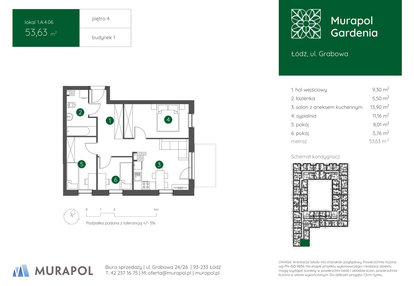 Mieszkanie w inwestycji: Murapol Gardenia