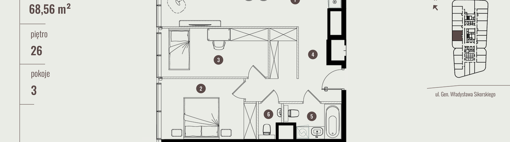 Mieszkanie w inwestycji: Quorum Tower