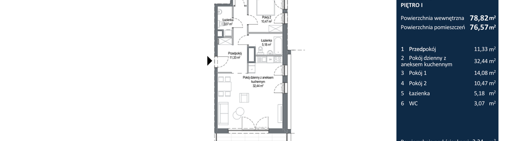 Mieszkanie w inwestycji: Bulvar Apartments - etap I