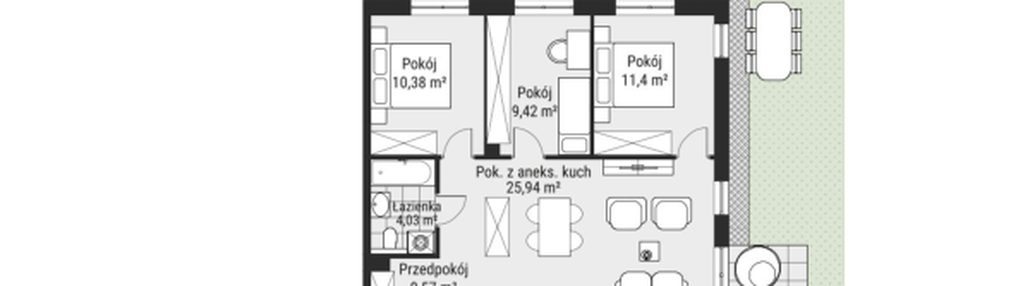 Mieszkanie w inwestycji: Bytkowska 3.0