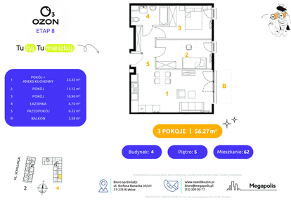 Mieszkanie w inwestycji: Osiedle Ozon etap VIII