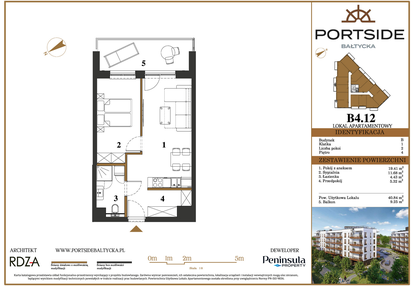 Mieszkanie w inwestycji: Portside Bałtycka