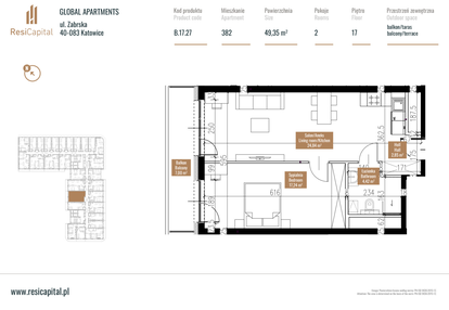 Mieszkanie w inwestycji: Global Apartments