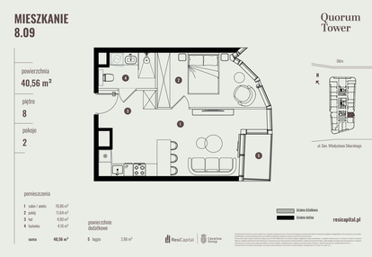 Mieszkanie w inwestycji: Quorum Tower