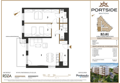 Mieszkanie w inwestycji: Portside Bałtycka