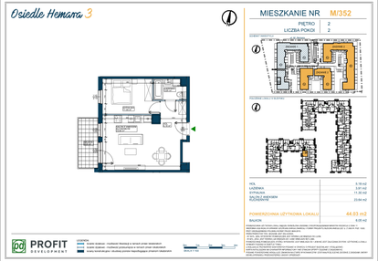 Mieszkanie w inwestycji: Osiedle Hemara - etap III bud. 2 i 3