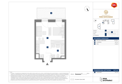 Mieszkanie w inwestycji: Apartamenty Park Matecznego Etap 1