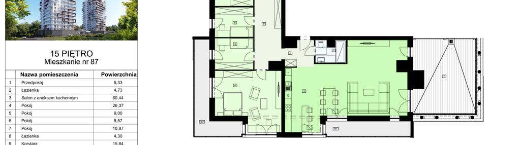 Mieszkanie w inwestycji: Dzielnica Parkowa VIII