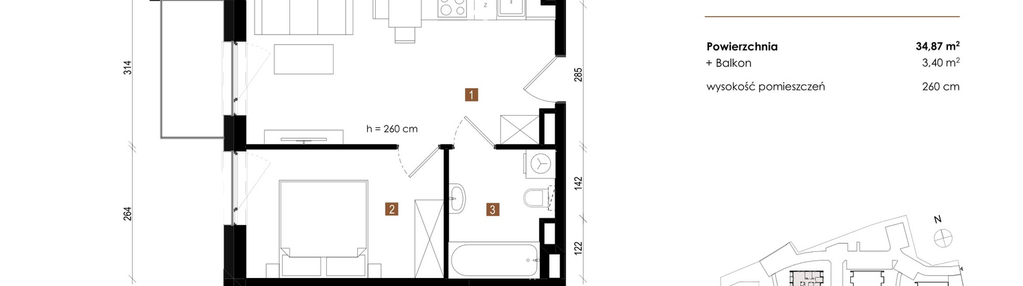 Mieszkanie w inwestycji: Apartamenty Sudetia