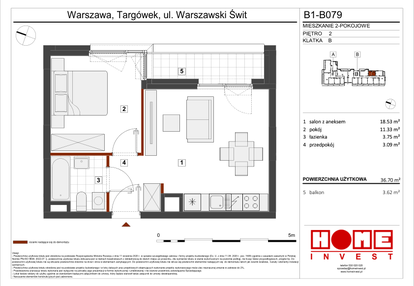 Mieszkanie w inwestycji: Warszawski Świt etap VIII