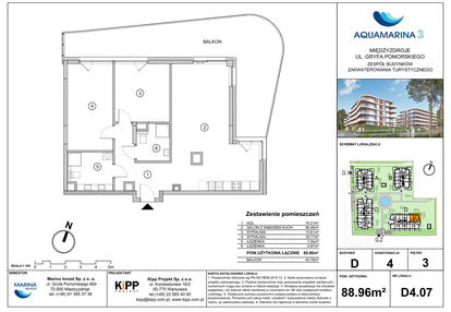 Mieszkanie w inwestycji: Aquamarina 3