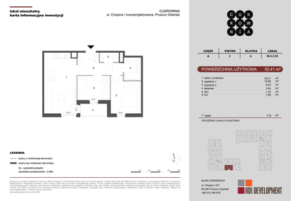 Mieszkanie w inwestycji: CUKROWNIA