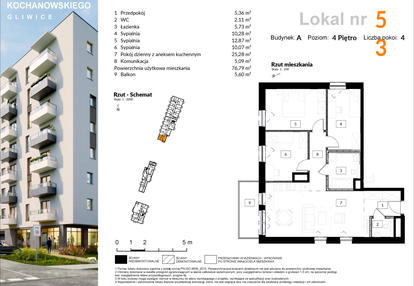 Mieszkanie w inwestycji: Osiedle Kochanowskiego - Gliwice