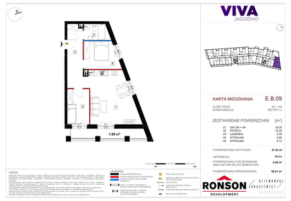 Mieszkanie w inwestycji: Viva Jagodno etap III