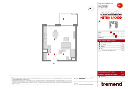 Mieszkanie w inwestycji: Dzielnica Mieszkaniowa Metro Zachód - etap 8.1