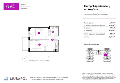 Mieszkanie w inwestycji: Murapol Apartamenty na Wzgórzu - bud. 4 i 5