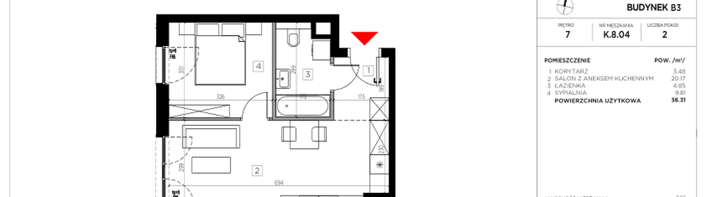 Mieszkanie w inwestycji: CityFlow etap II