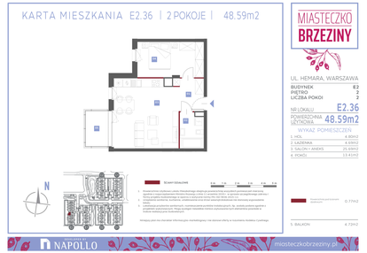 Mieszkanie w inwestycji: Miasteczko Brzeziny II