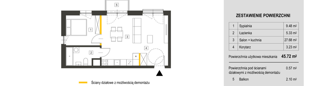 Mieszkanie w inwestycji: Apartamenty Dębowa