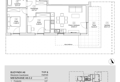 Mieszkanie w inwestycji: Zacisze Marcelin IIIa