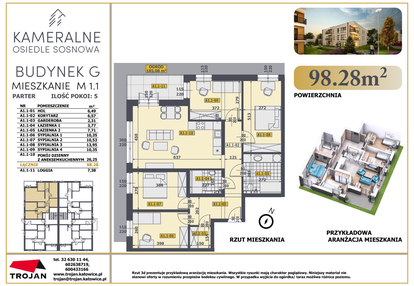 Mieszkanie w inwestycji: Osiedle Sosnowa G