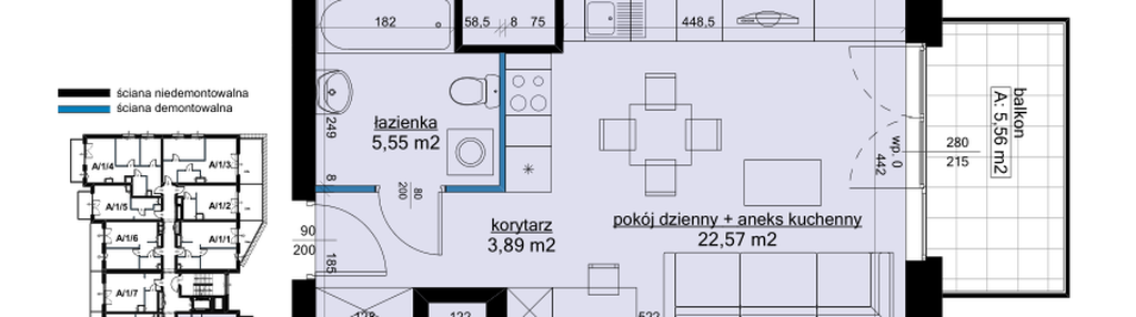 Mieszkanie w inwestycji: Osiedle Hawelańska etap III - bud. A