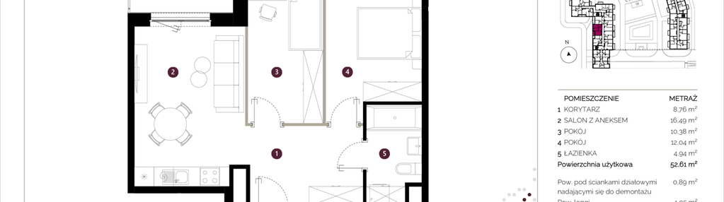 Mieszkanie w inwestycji: Osiedle Witaj etap II