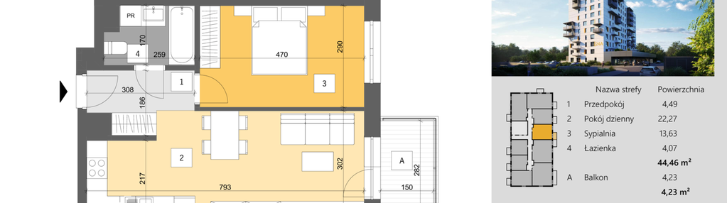 Mieszkanie w inwestycji: Dworzysko Park - Etap III