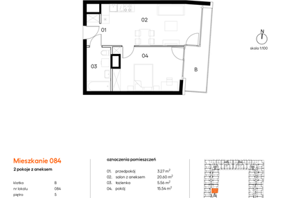 Mieszkanie w inwestycji: Miasto Polskich Mistrzów Olimpijskich