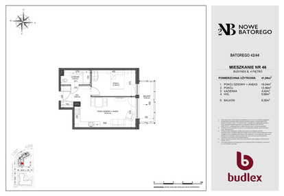 Mieszkanie w inwestycji: Nowe Batorego 2