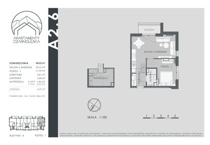 Mieszkanie w inwestycji: Apartamenty Czarnoleska